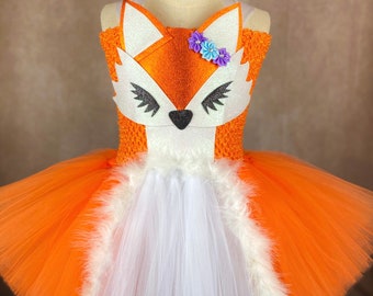 Fox Animal Woodland Creature Halloween Costume Pageant Party Dance Recital  Dress
