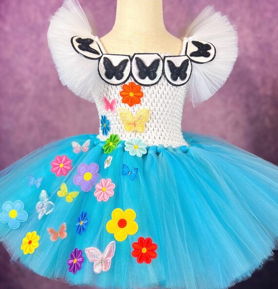 Encanto Mirabel Madrigal Colombian Princess Halloween Costume Pageant Party  Dance Recital Character Dining Dress