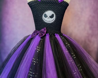Adult Jack Skellington Tutu Dress: Adult Halloween Costume