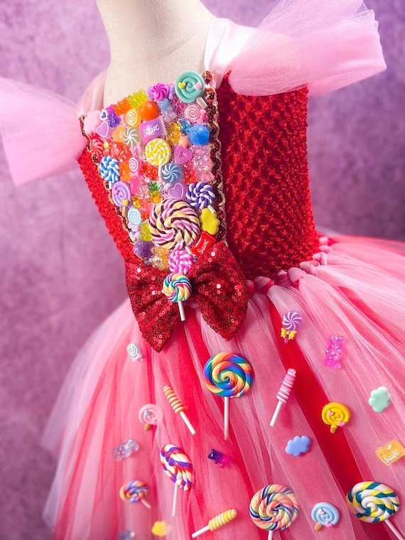 Candyland Halloween Costume Tutu Dress