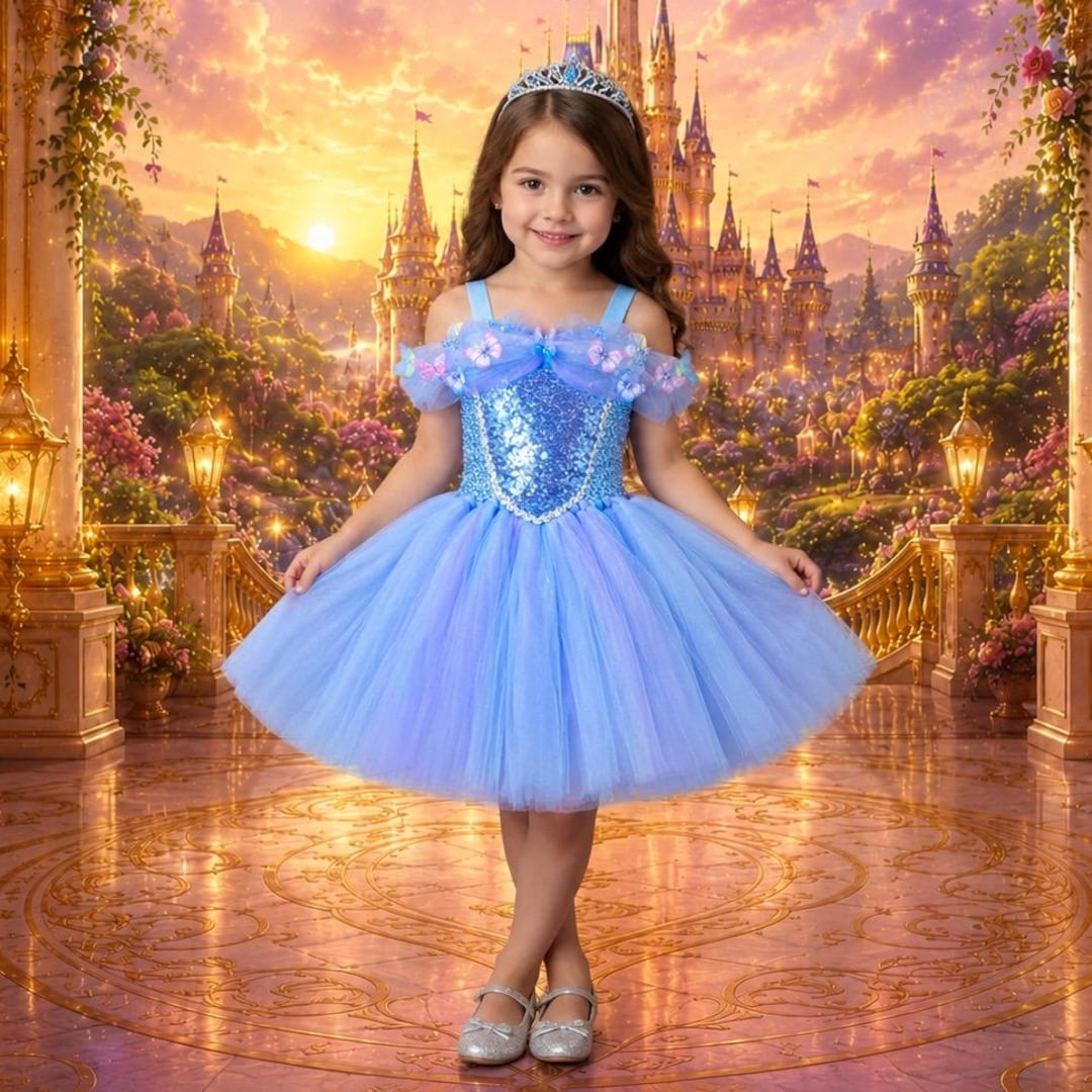 Robe Princesse Cendrillon - Robes de bal élégantes pour filles