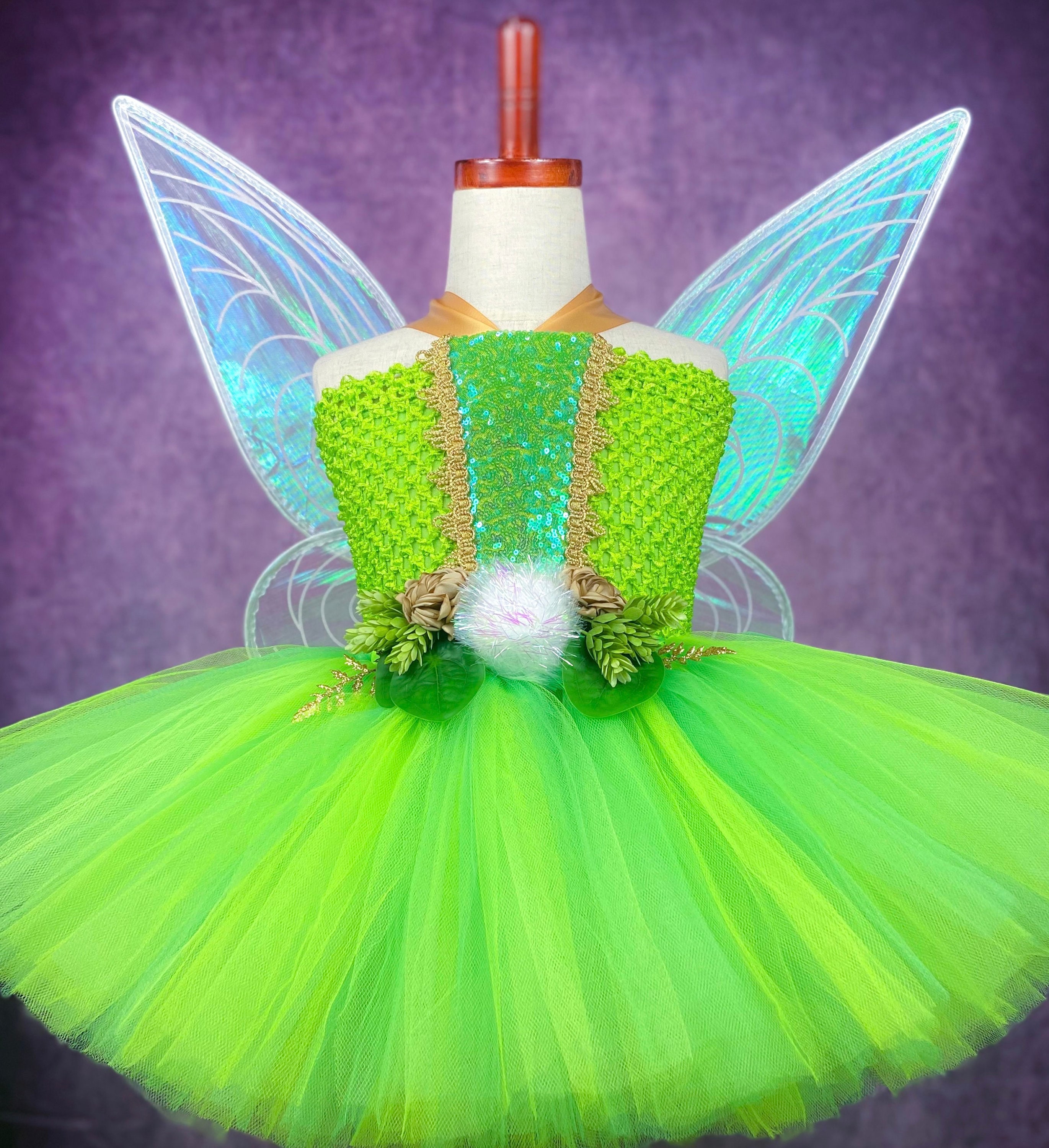Green Tinkerbell Dress Women - Etsy
