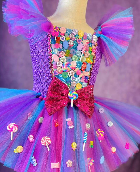 Adult Purple Candy Queen Halloween Costume Tutu Dress - Etsy