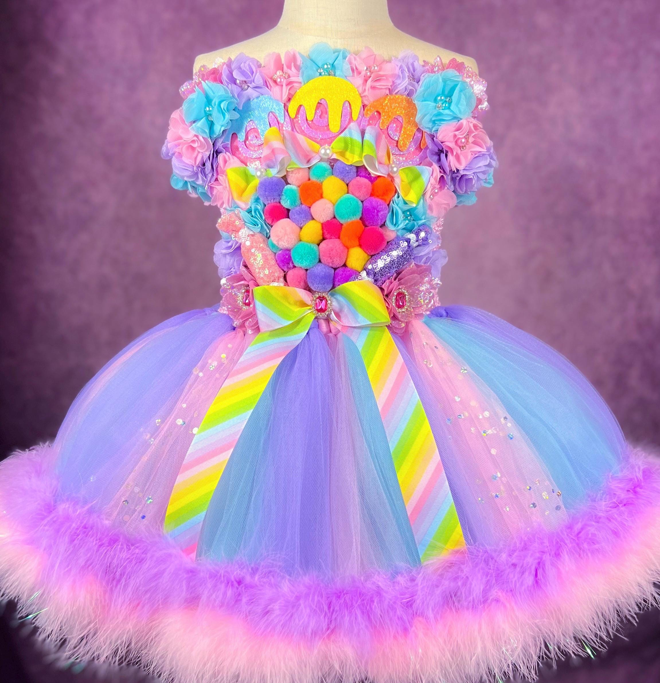 Candyland Fairy Halloween Costume Tutu Dress - Etsy