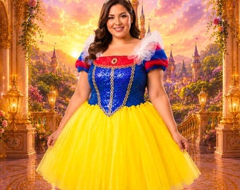 Adult Snow White Inspired Tutu Dress: Evil Queen, Halloween Costume