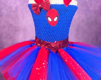 Spider Superhero Birthday Party Halloween Costume Pageant Dress