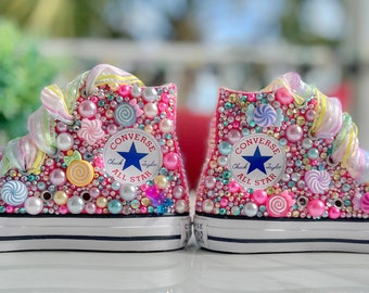 Candy Queen Rhinestone Pearl Bling Shoes (Infants & Children)