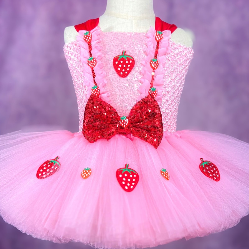 Strawberry Print Pattern Dress