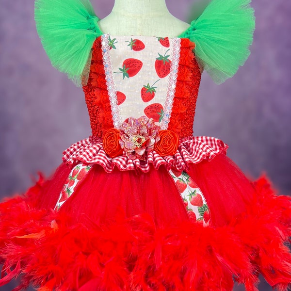 Strawberry Queen Pageant Dress