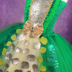 Adult Rex Dinosaur TREX Toy Story Cowgirl Sheriff Halloween Costume Party Dance Recital Pageant Dress image 4