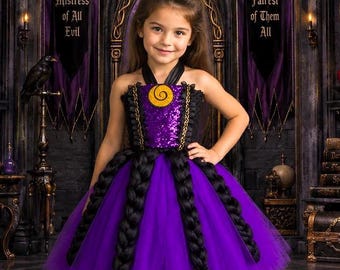 Ursula Sea Witch Halloween Costume Tutu Dress