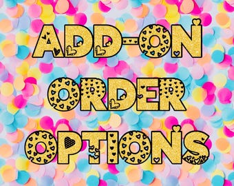 Add-On Order Options