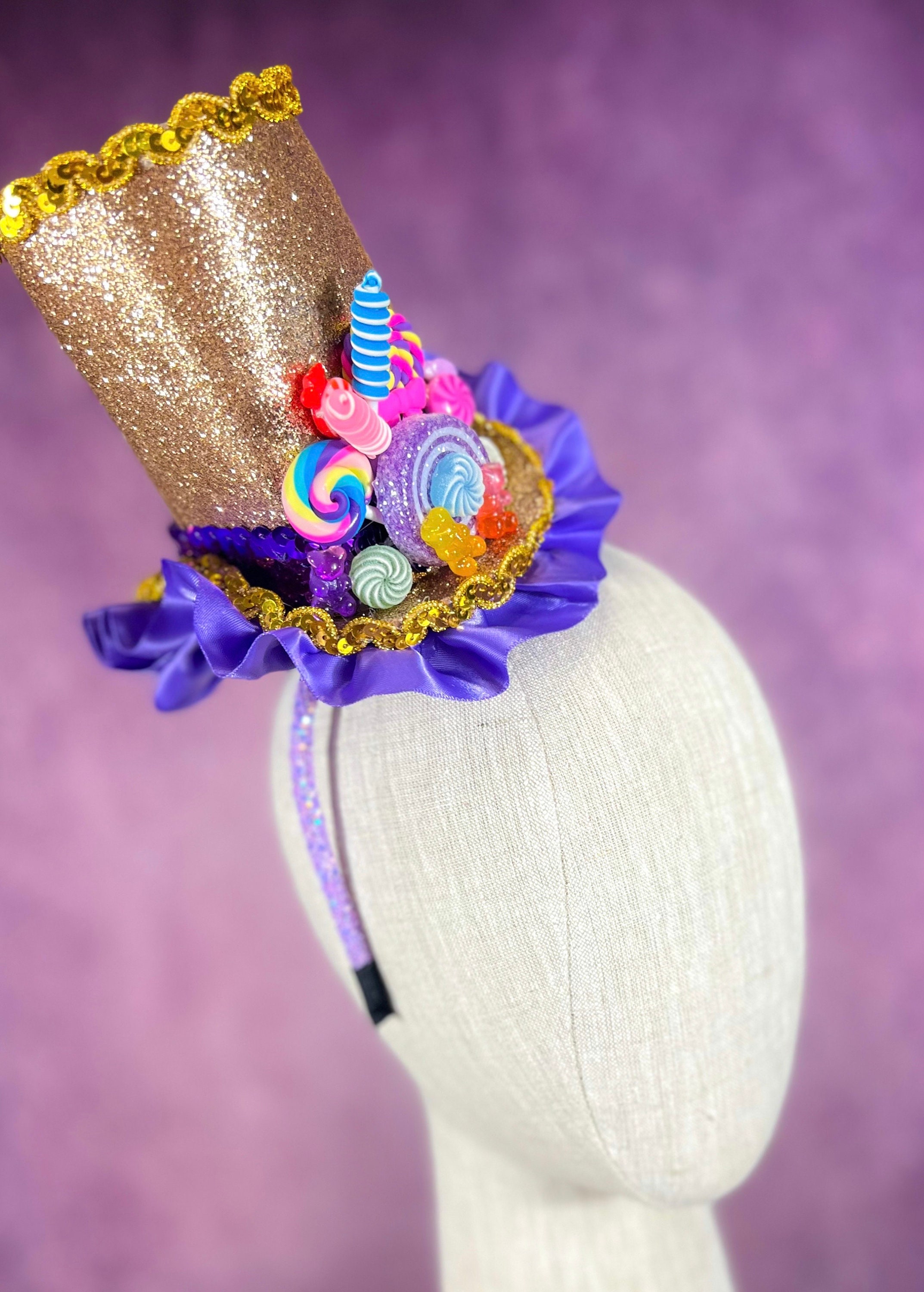 Lollipop Tutu Pageant Mini Fascinator Headband
