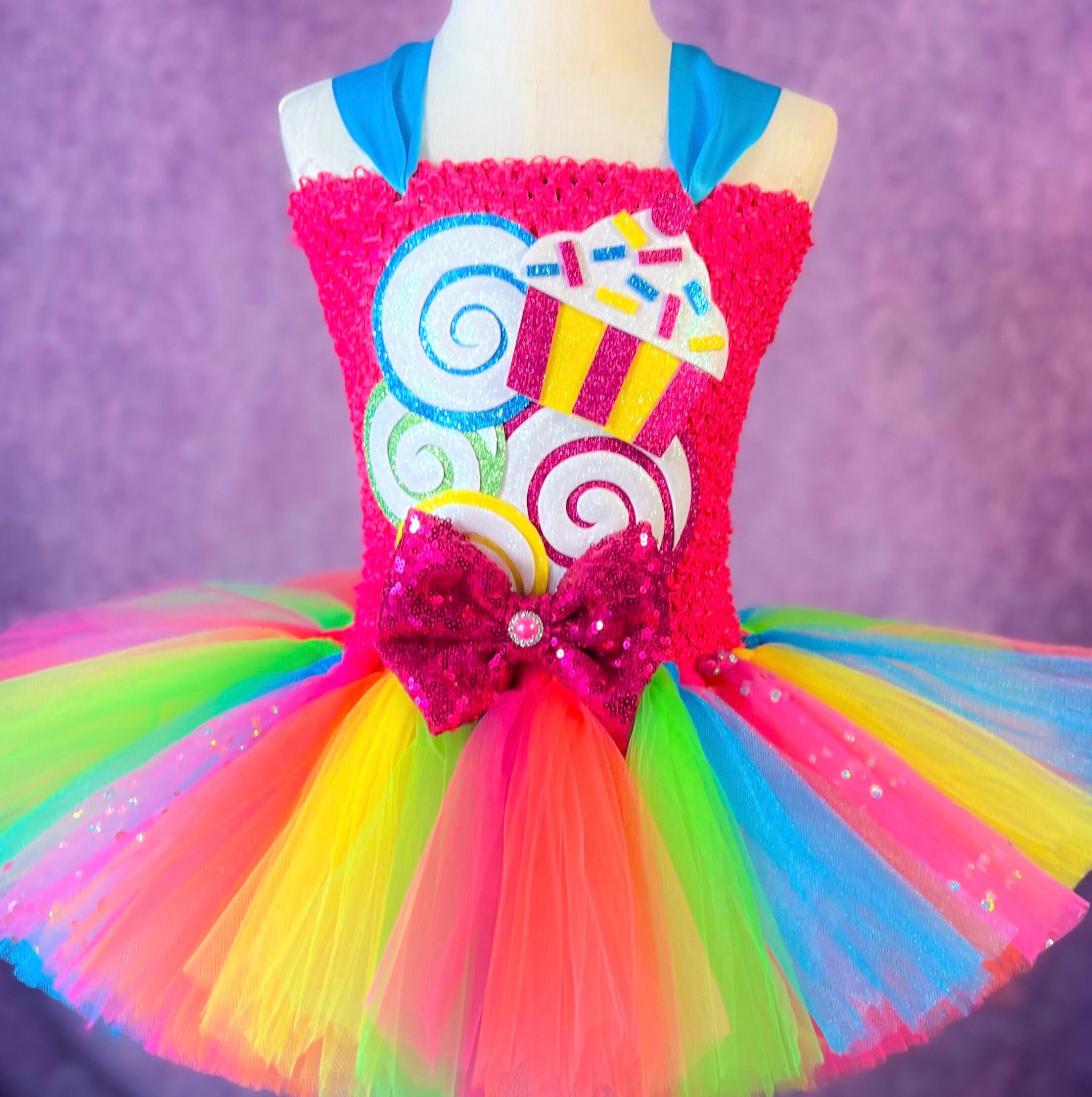 Candy Shoppe Princess Candyland Sweets Costume Onederful Two Sweet Birthday Party Halloween Costume Dance Recital Lollipop Dress Etsy