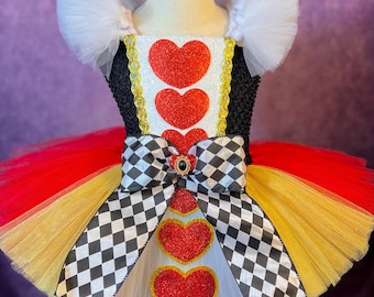Adult Queen of Hearts Tutu Dress: RunDisney, Halloween Costume