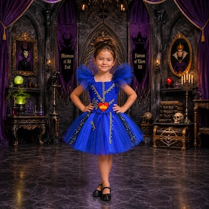 evie descendants party dress Evie Descendants 2 Inspired Dress Evie Dress Evie Costume Evie Outfit Descendants 2 Costume Evie Outfit Evie Party Dress Halloween Costume