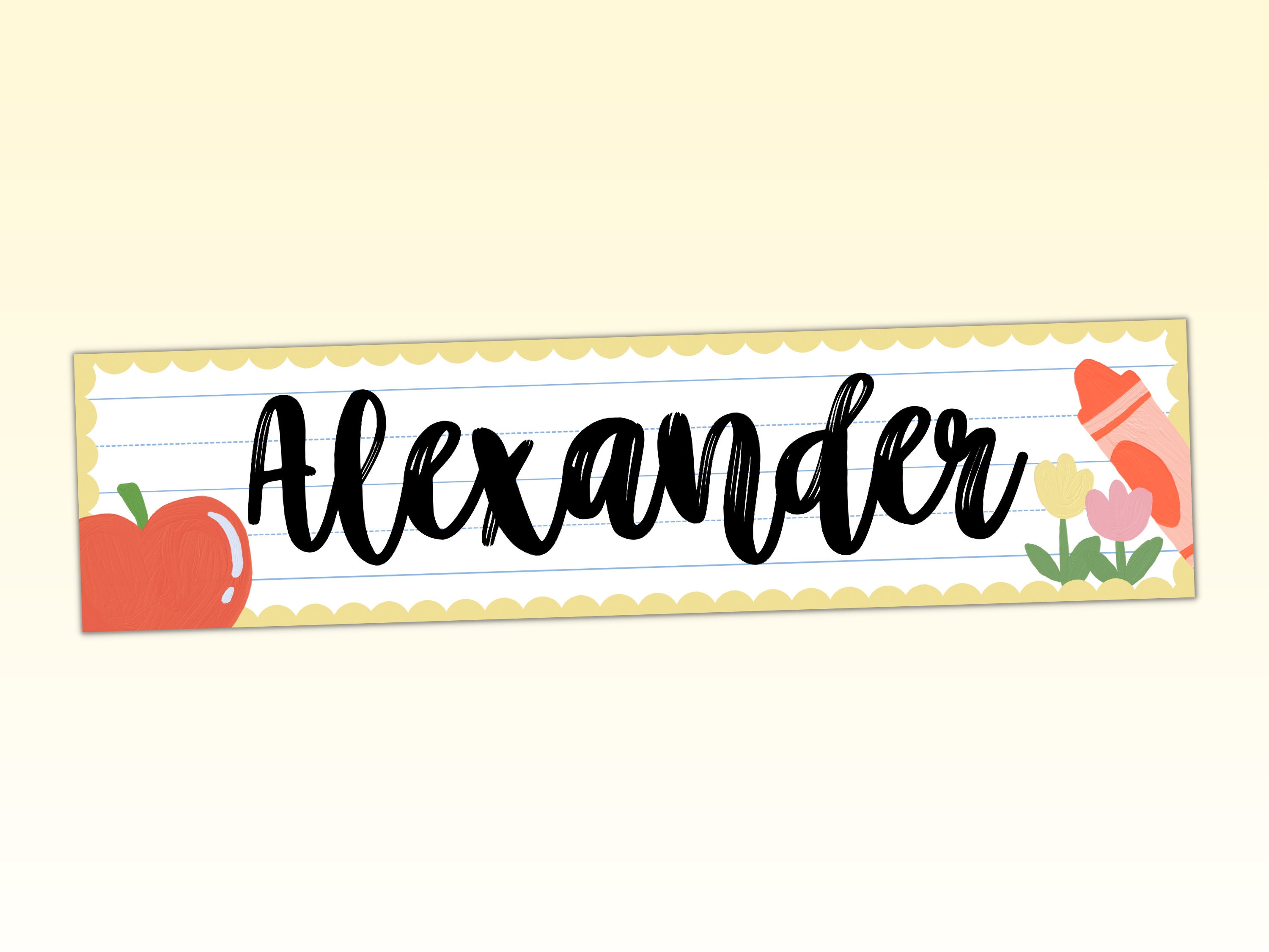 Printable Name Plate Editable Student Desk Plate Back to - Etsy Australia