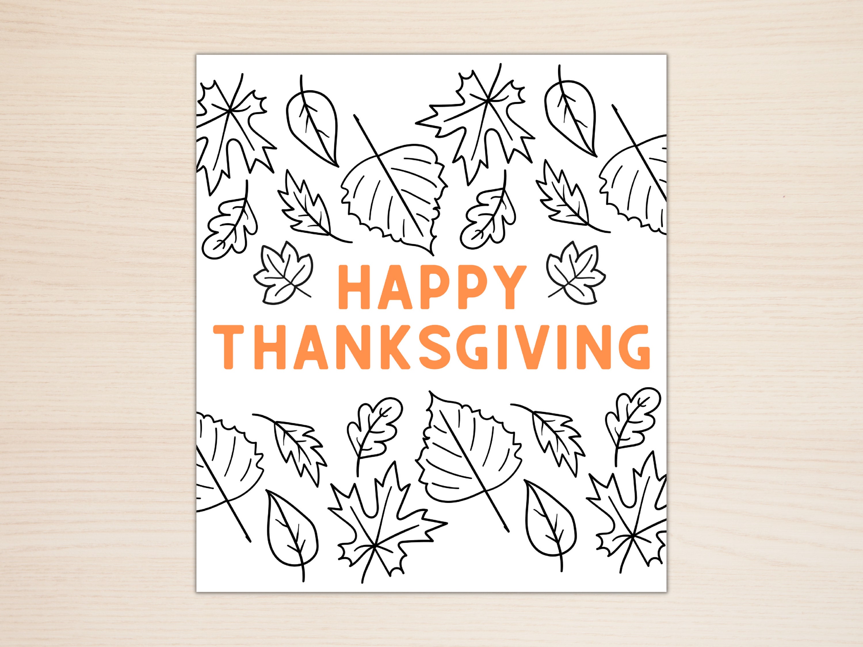 Printable Thanksgiving Coloring Cards DIY on the Go Kits for Kids