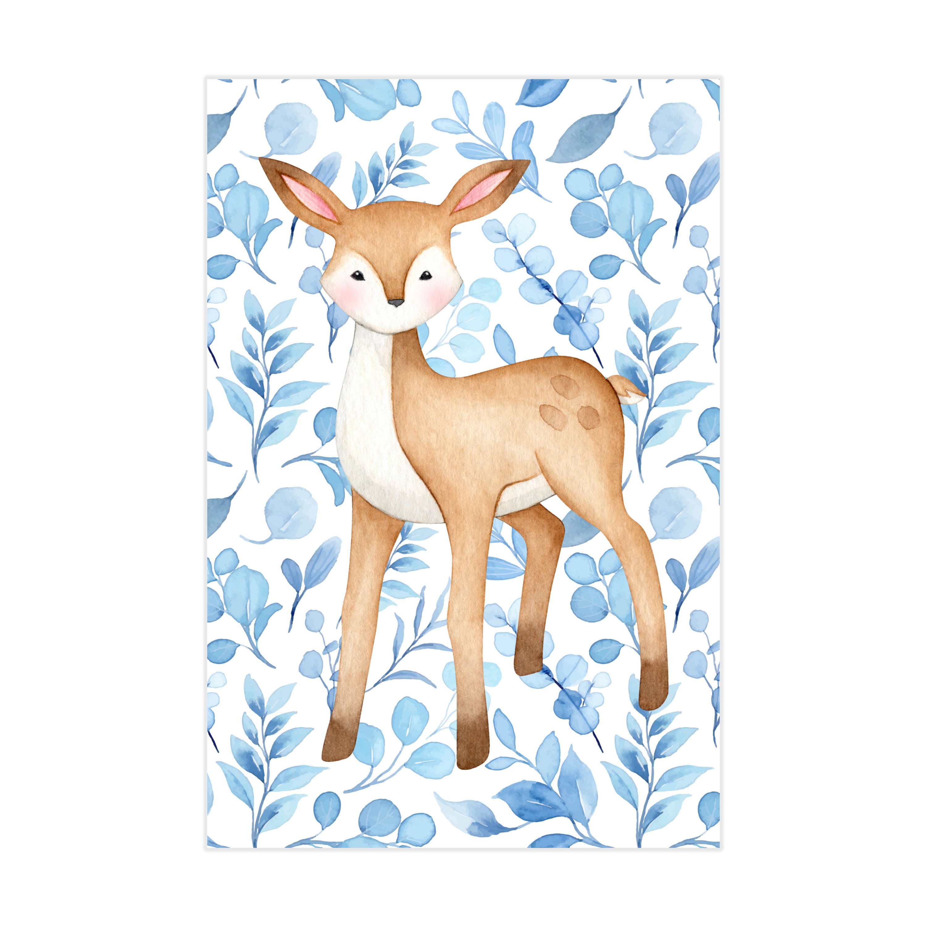 Woodland Boy Nursery Printable Wall Art, Set of 3 Forest Animals Baby ...