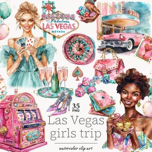 Las Vegas filles voyage clipart, clipart femme noire de Las Vegas, clipart EVJF, EVJF png, clipart petite amie week-end