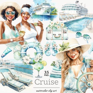 Cruise-illustraties, cruiseschip clipart, avontuur png, vakantiescène, zomer png, cruise meisje png, cruise zwarte meid clipart, cruise vrouw