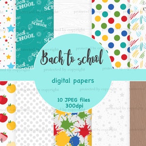 Antecedentes universitarios, Antecedentes de verano, Papel digital de verano, Patrón científico para pegatinas, Papel de regreso a la escuela, Patrón de regreso a la escuela