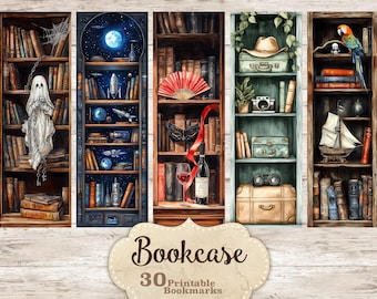 Book Lovers Bookmarks: Sublimation Print & Cut Set (Digital Download)