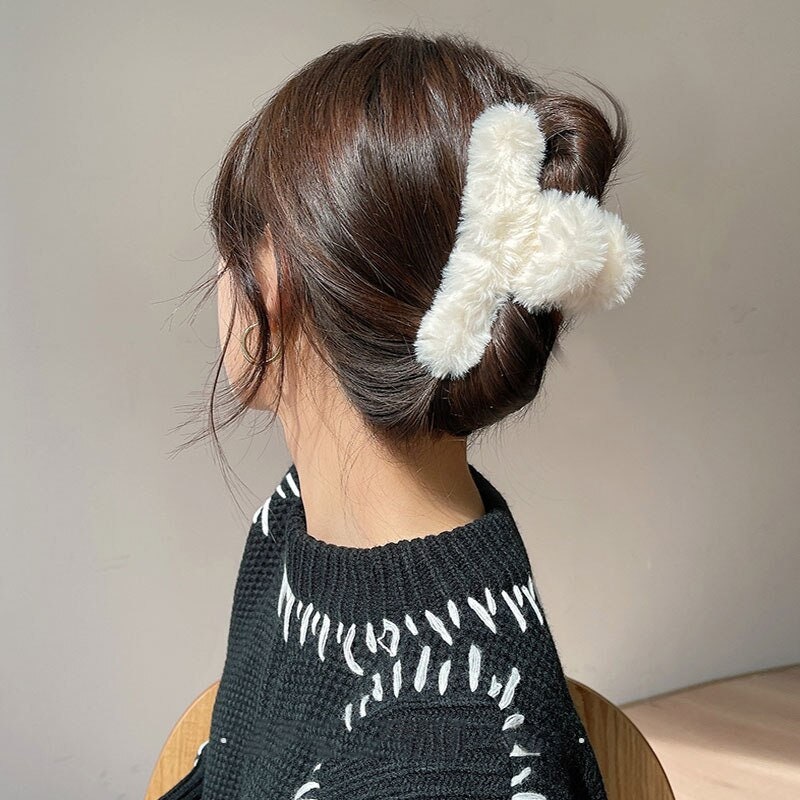 Fur Hair Clip - Etsy Fur Hair Clip - Etsy