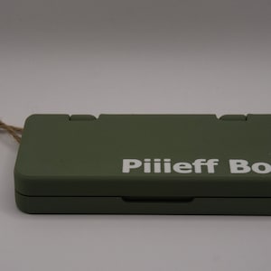 Piiieff Box olivgrün, Joint Case, Hülle für Cannabis, Ganja, 3D-Druck Accessoirs, Transportbox für Zigaretten, Behälter, Weed Box Bild 8