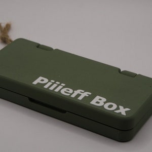 Piiieff Box olivgrün, Joint Case, Hülle für Cannabis, Ganja, 3D-Druck Accessoirs, Transportbox für Zigaretten, Behälter, Weed Box Bild 2