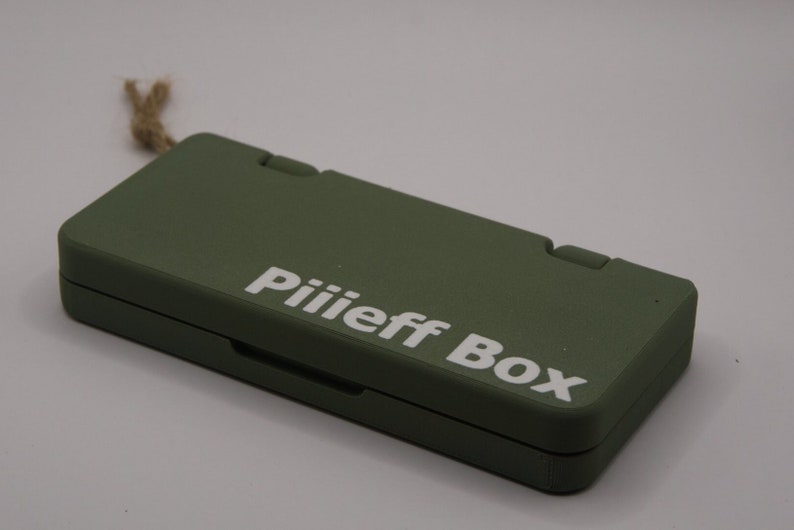 Piiieff Box olivgrün, Joint Case, Hülle für Cannabis, Ganja, 3D-Druck Accessoirs, Transportbox für Zigaretten, Behälter, Weed Box Bild 2