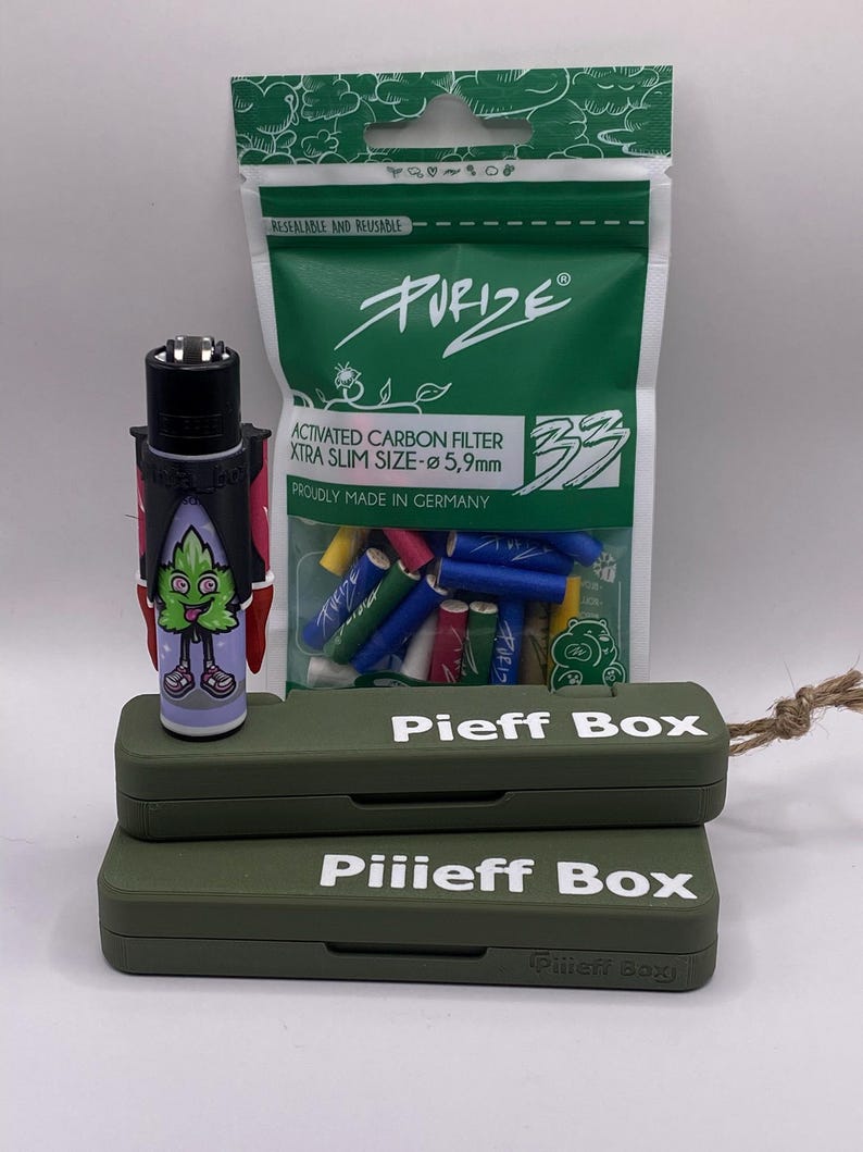 Set di custodie per articolazioni stampate in 3D, scatola da viaggio in bioplastica + Purize & Jetpack