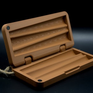 Piiieff Box schokobraun, Joint Case, Hülle für Cannabis, Ganja, 3D-Druck Kifferzubehör, Transportbox für Zigaretten, Behälter, Weed Box Bild 4