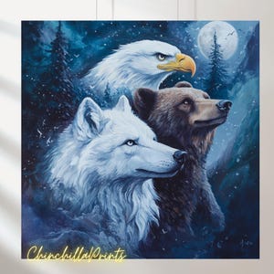Alaska Animals Set of 5 Alaska Wildlife