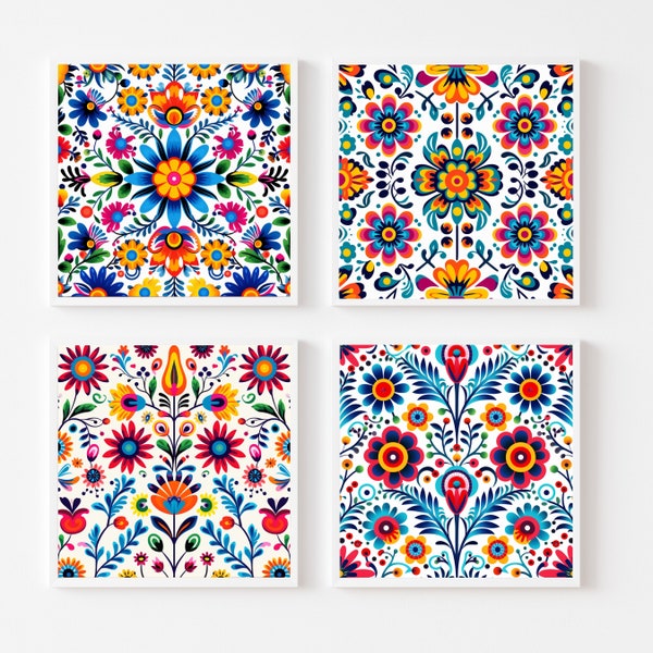 Mexican floral patterns Mexican pictures PNG Floral design, Flower Market Art