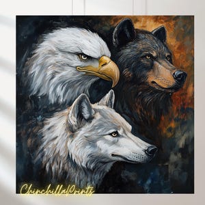 Alaska Animals Set of 3 Alaska Wildlife