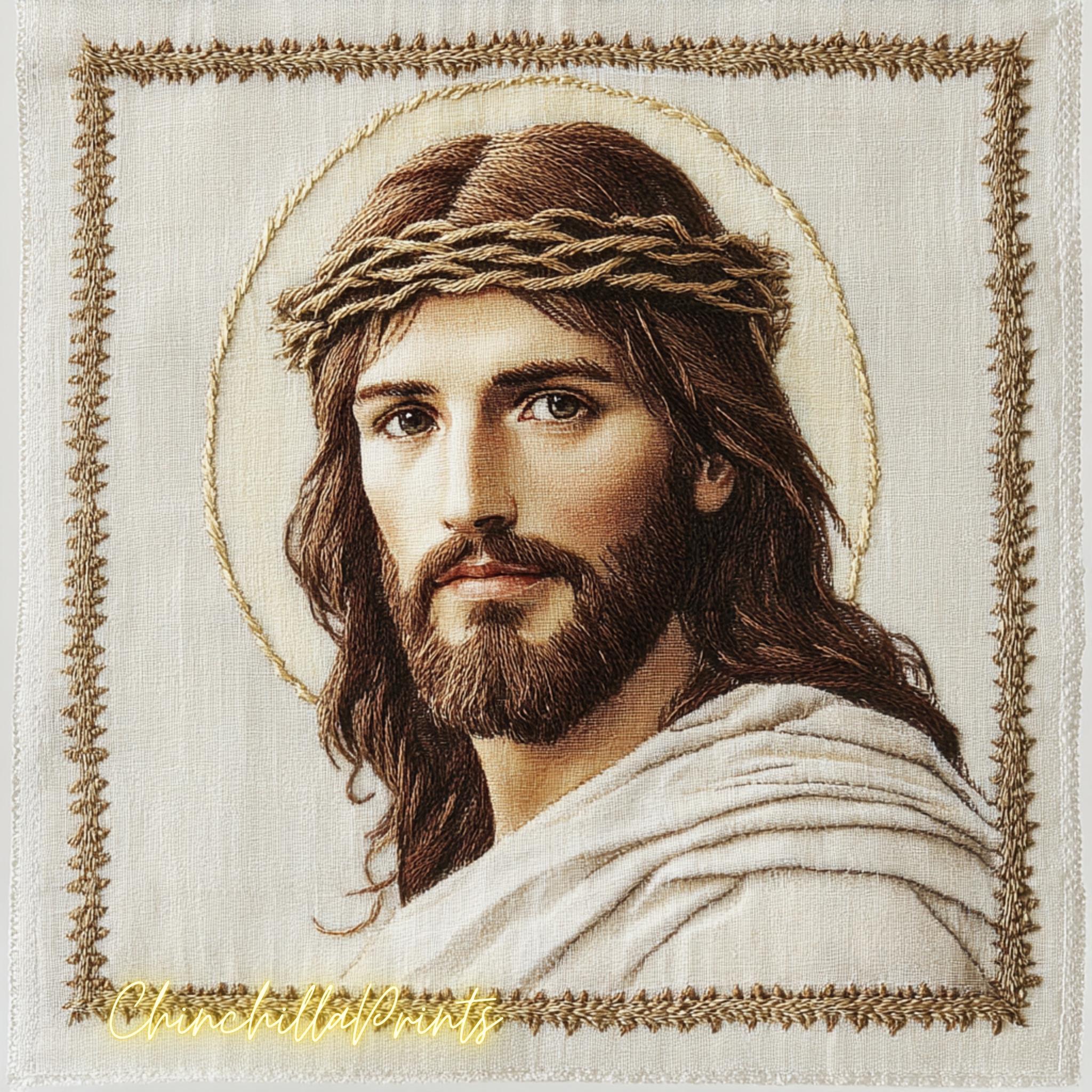 イエス・キリストの肖像画セット：神の絵、ポスター（デジタル