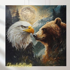 Alaska Animals Set of 4 Alaska Wildlife