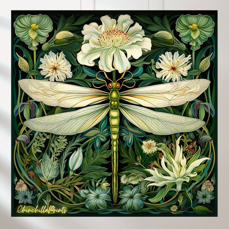 Dragonfly Art Print Etsy dragonfly-art-print-etsy