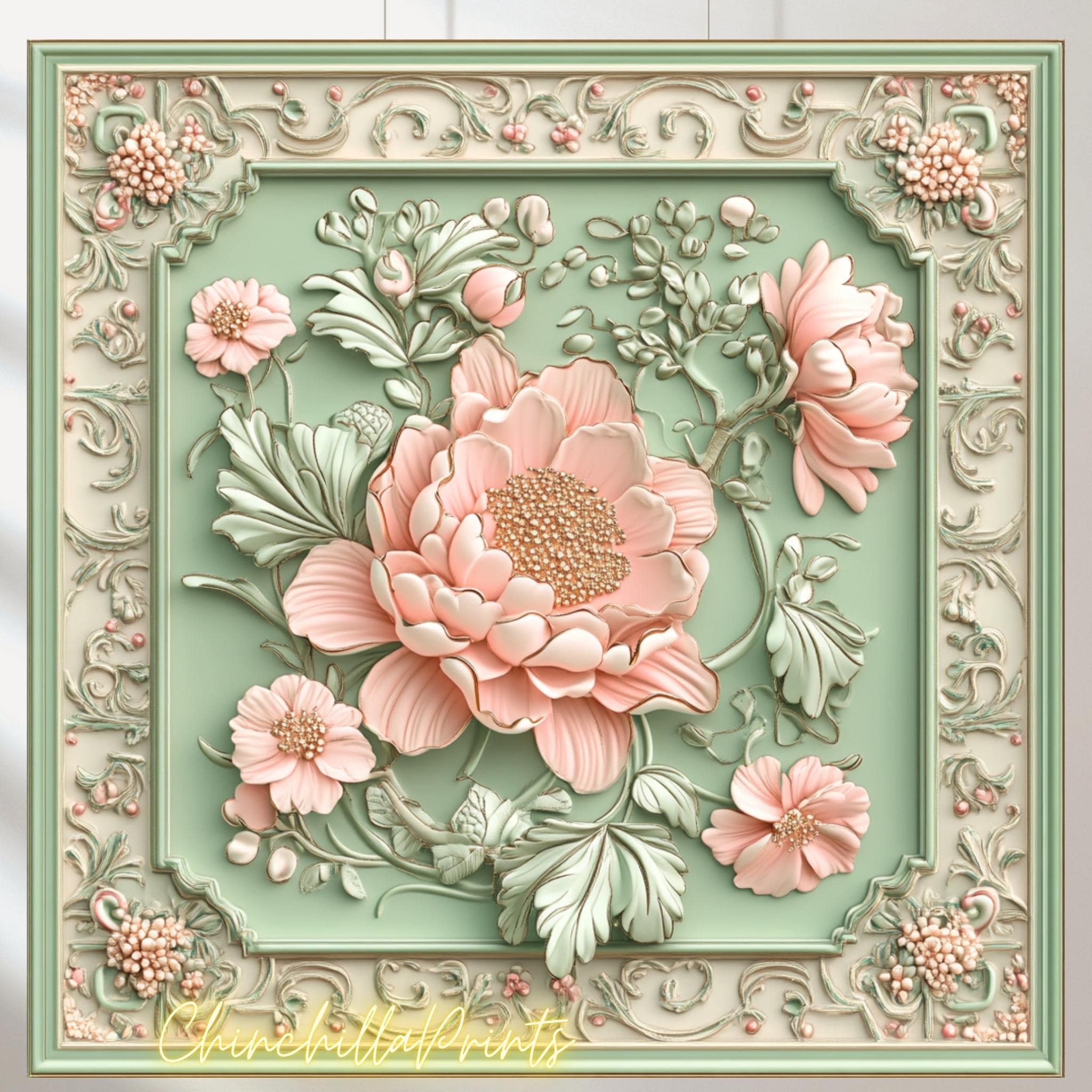 ビクトリア朝の花の絵画セット：黄金時代のレトロアート（JPGファイル