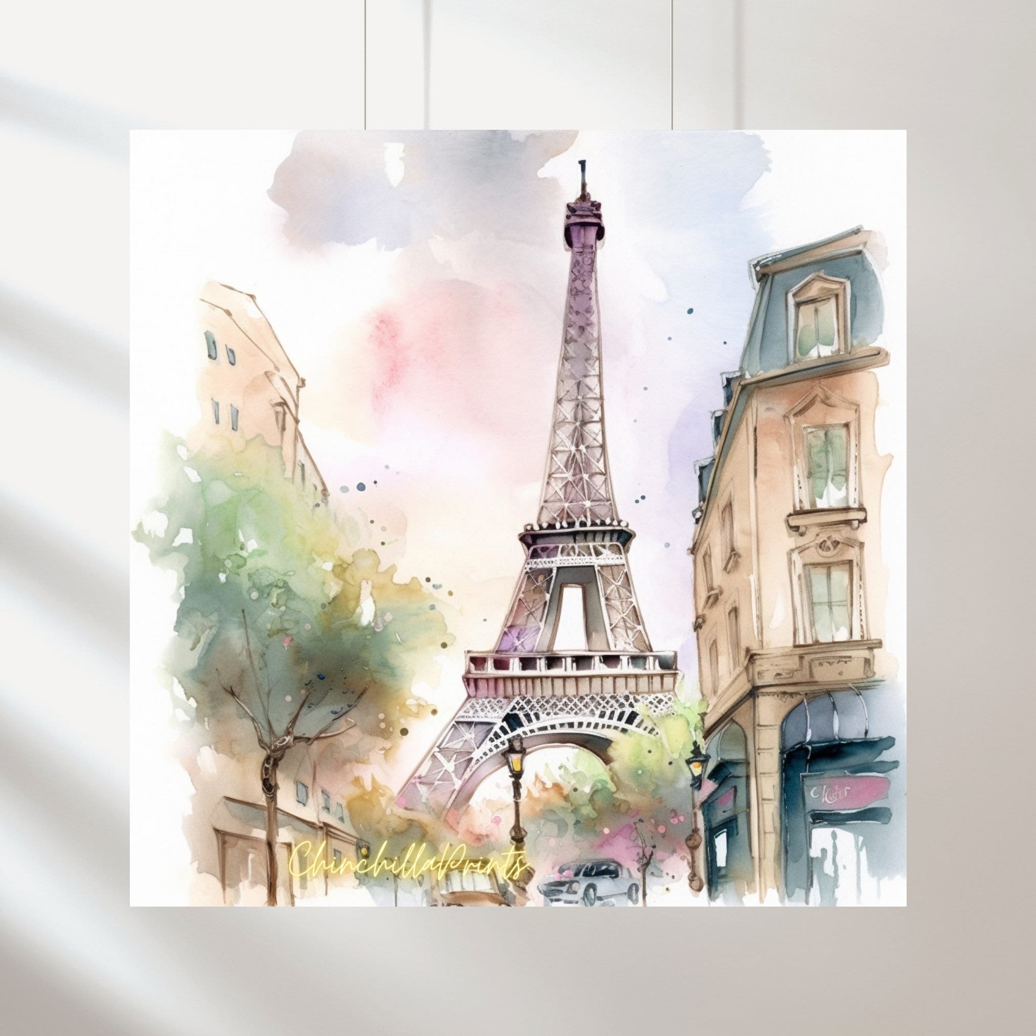 Paris Art Print Eiffel Tower Art Print France Poster Paris Poster