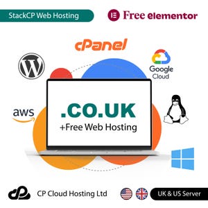 Registrazione dominio .Co.Uk per 1 anno + hosting web Linux gratuito per 5 anni CDN, e-mail per la creazione di siti web, supporto 24 ore su 24, 7 giorni su 7 - CP Cloud Hosting Ltd