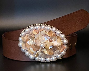 Pearl & Sea Shell Buckle