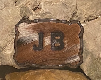 Custom Branded Cowhide Buckle