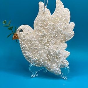 Peace Dove with Olive Branch Ornament