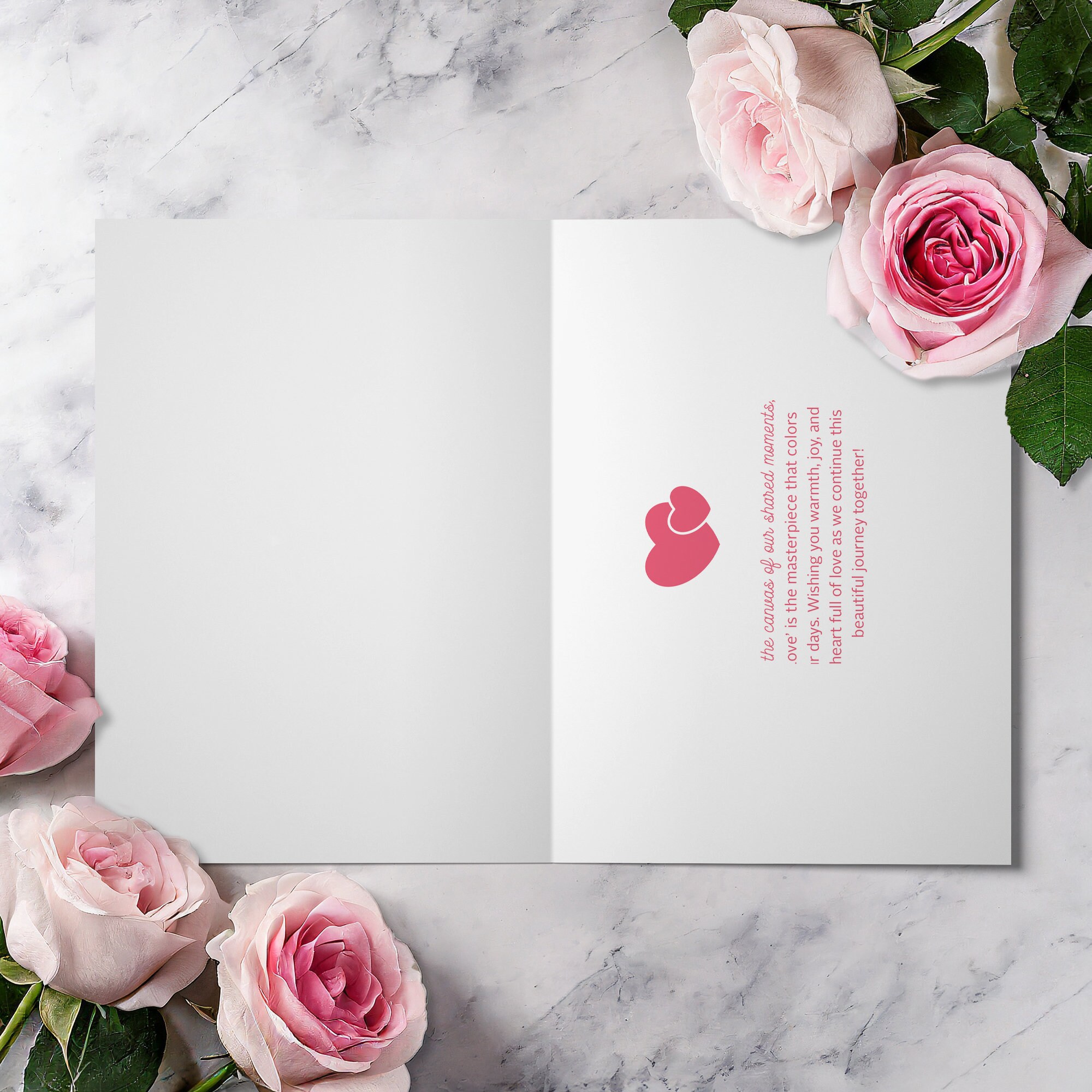 Printable Romantic Greeting Cards for Anniversaries &amp; Valentine's Day, 'love' Digital Download ...