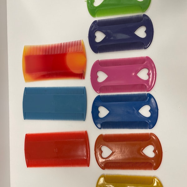 Lice Combs - Hair Care - Rainbow Fine Tooth Combs