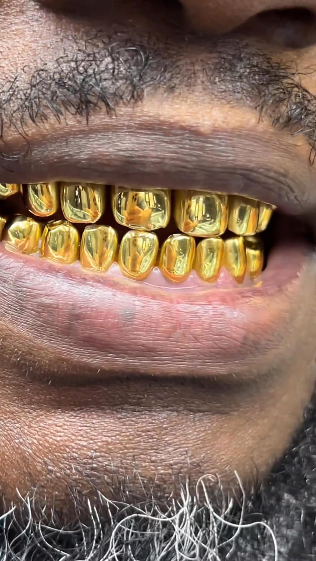 Solid Gold Grillz Perm Cut Grillz Permanent Looking Grillz Etsy