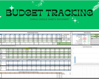 Simple Google Sheets Budget Template | Savings Rate Tracker | Net Worth Tracker