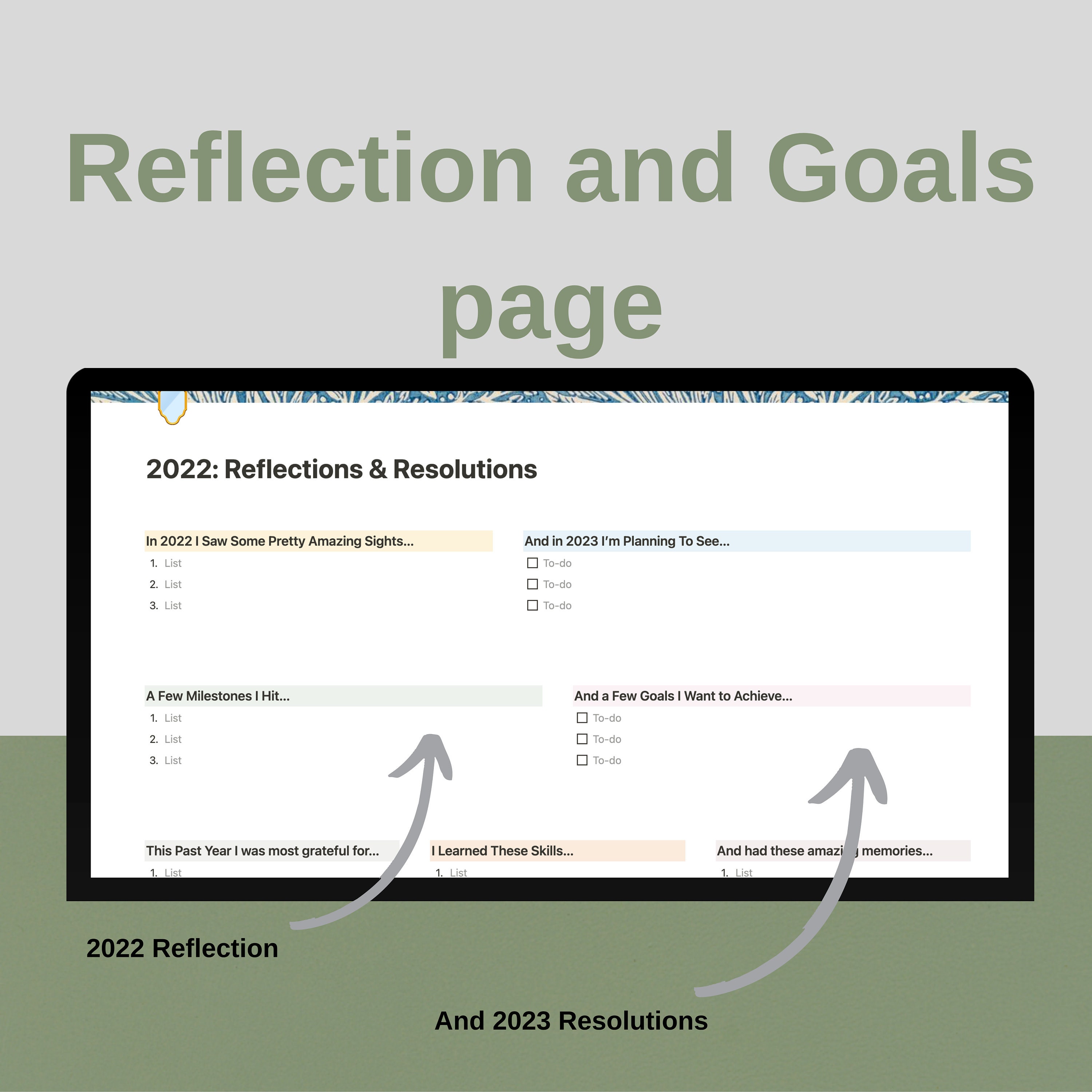 Notion Planner & Habit Tracker 2023 | All in One Notion Template ...